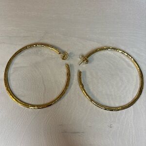 Ippolita 18kg gold hoop earrings